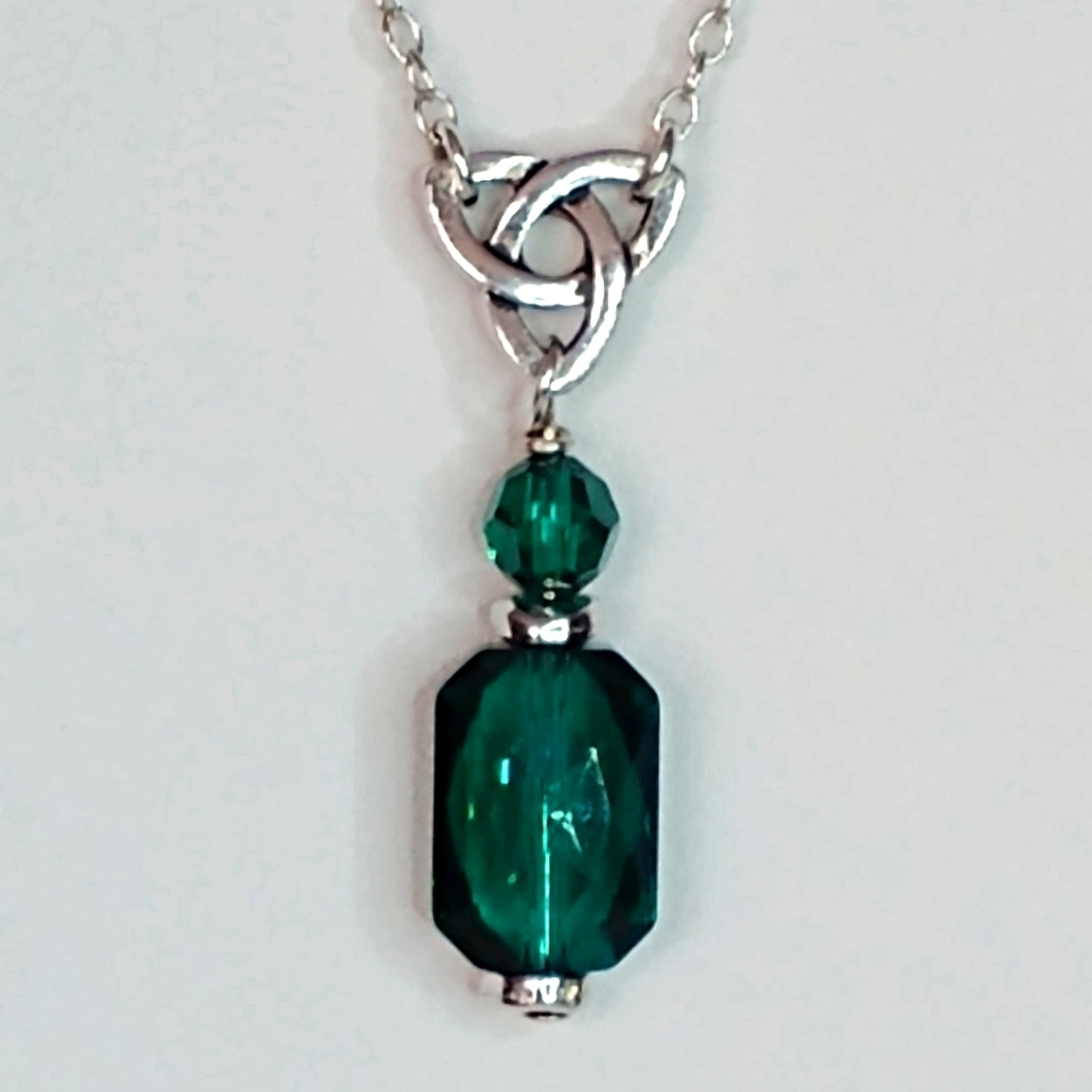 Swarovski Celtic handmade necklace